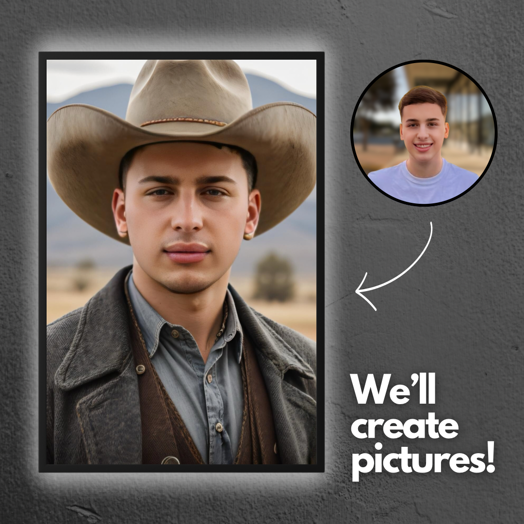 Through The Centuries Personalised AI Poster - we’ll make all the pictures