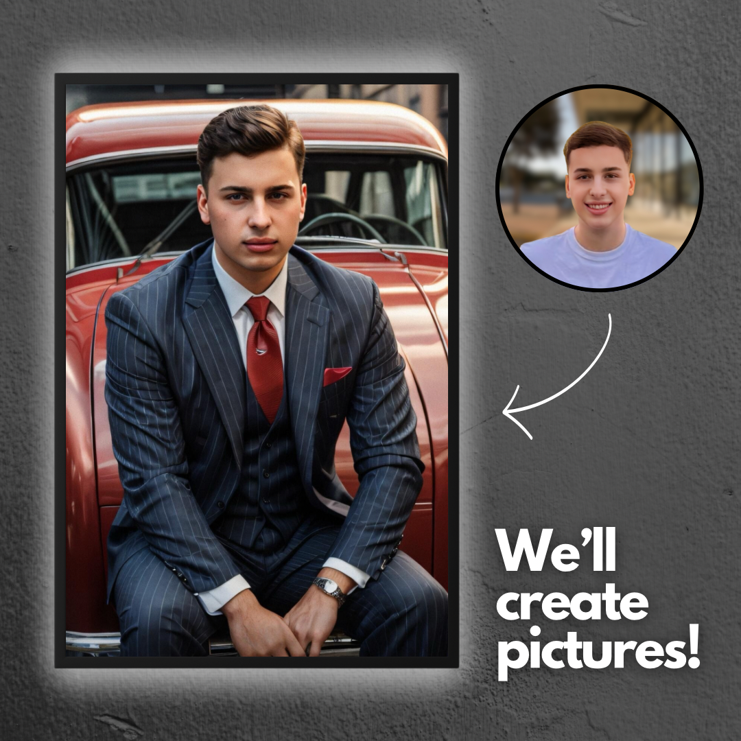 Old Money Personalised AI Poster - we’ll make all the pictures
